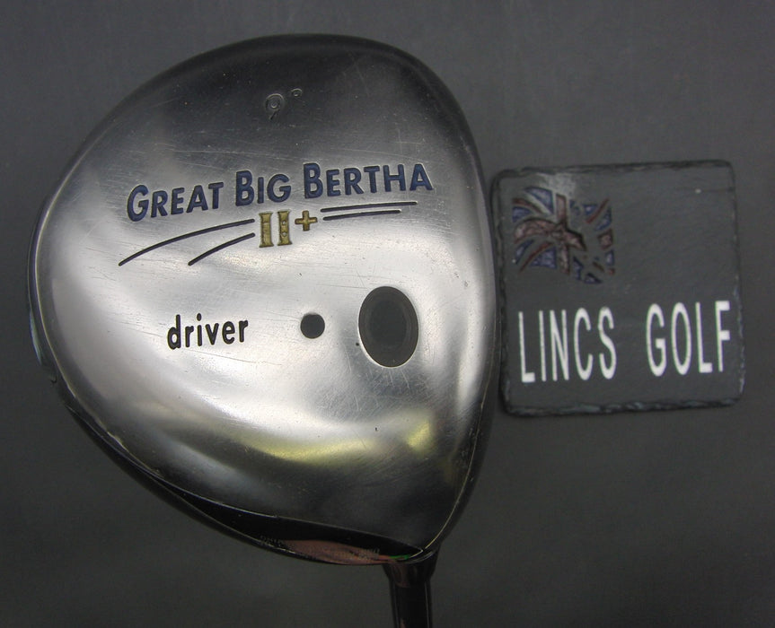 Callaway Great Big Bertha II Plus 9° Driver Stiff Graphite Shaft Callaway Grip