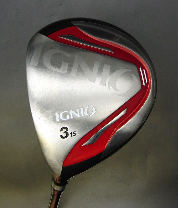 Left Handed Japanese Ignio 15° 3 Wood Regular Graphite Shaft + Head Cover