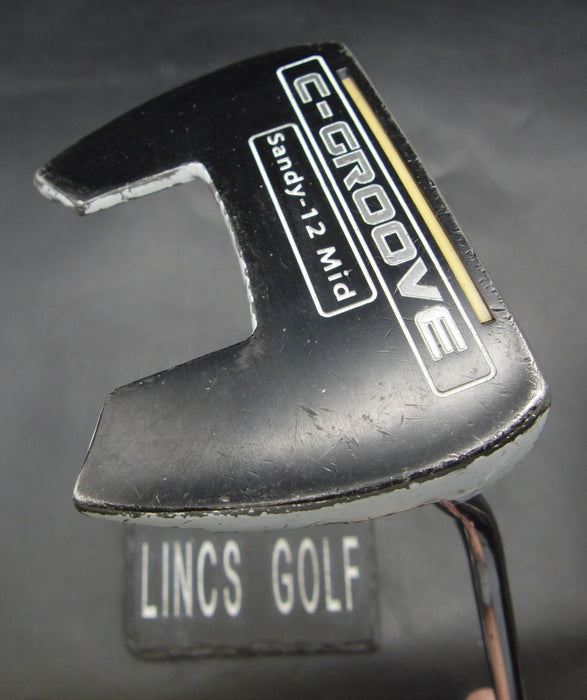 Yes! Golf C-Groove Sandy-12 Mid Putter 80cm Length Steel Shaft PSYKO Grip