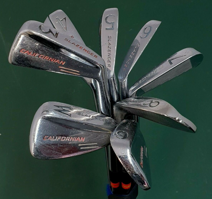 Set Of 8 x Slazenger Californian/ Johnny Miller Irons 3-PW Regular Steel Shafts
