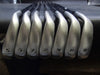Set of 7 x TaylorMade Burner Japanese Model Irons 5-PW+AW Stiff Steel Shafts*