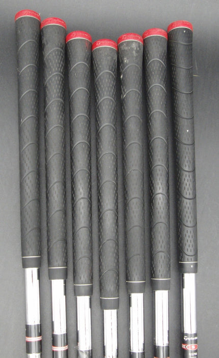 Set of 7x TaylorMade Burner Japanese Model Irons 5-PW+AW Stiff Steel Shafts*
