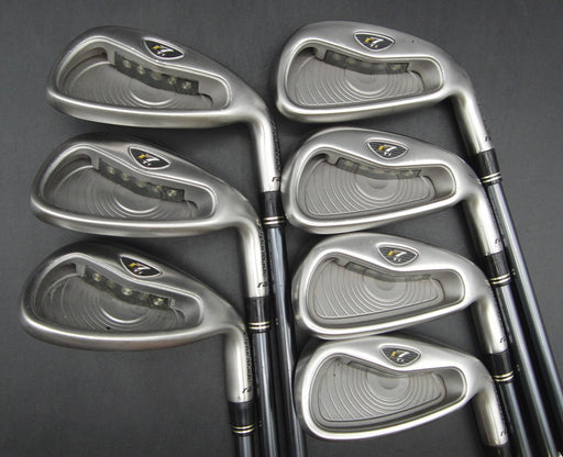 Set of 7x TaylorMade rac r7 Ti Irons 5-SW Regular Graphite Shafts T/Made Grips
