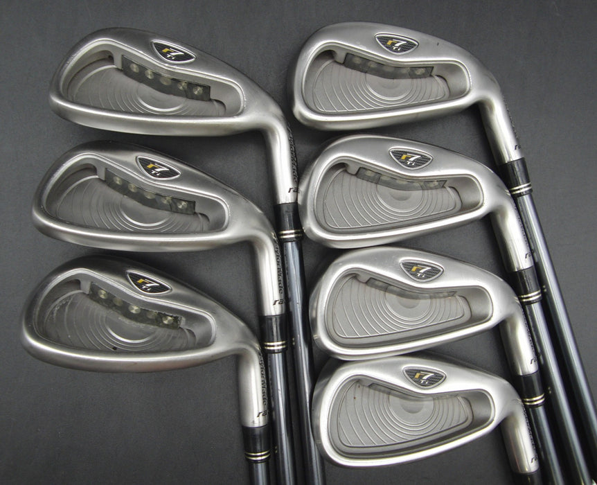 Set of 7x TaylorMade rac r7 Ti Irons 5-SW Regular Graphite Shafts T/Made Grips