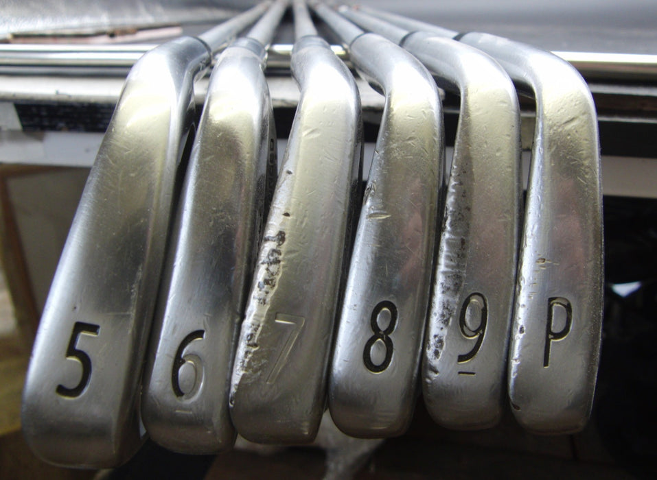 Set of 6x Titleist 718 MB Forged 5-PW Irons Stiff Steel Shafts Golf Pride Grips