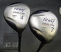 Set of 2 Fitway Forged Titan 18° 4 & 24° 7 Woods Ladies Graphite Shafts