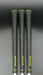 Set of 7 X Japanese PRGR Data 801 Forged Irons 5-SW Stiff Flex Steel Shafts