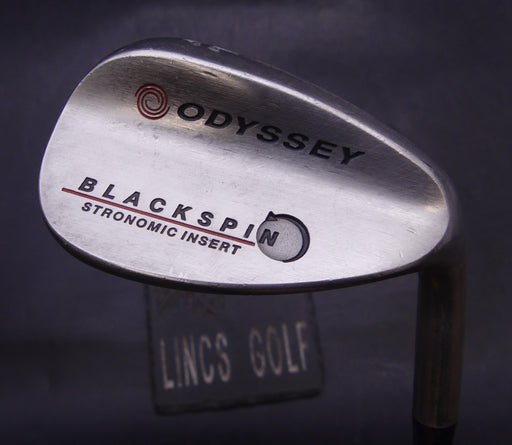 Odyssey Black Spin 56° Sand Wedge Stiff Steel Shaft Royal Grip*