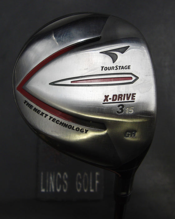 Bridgestone Tourstage X-Drive GR 15° 3 Wood Stiff Graphite Shaft TourEdge Grip