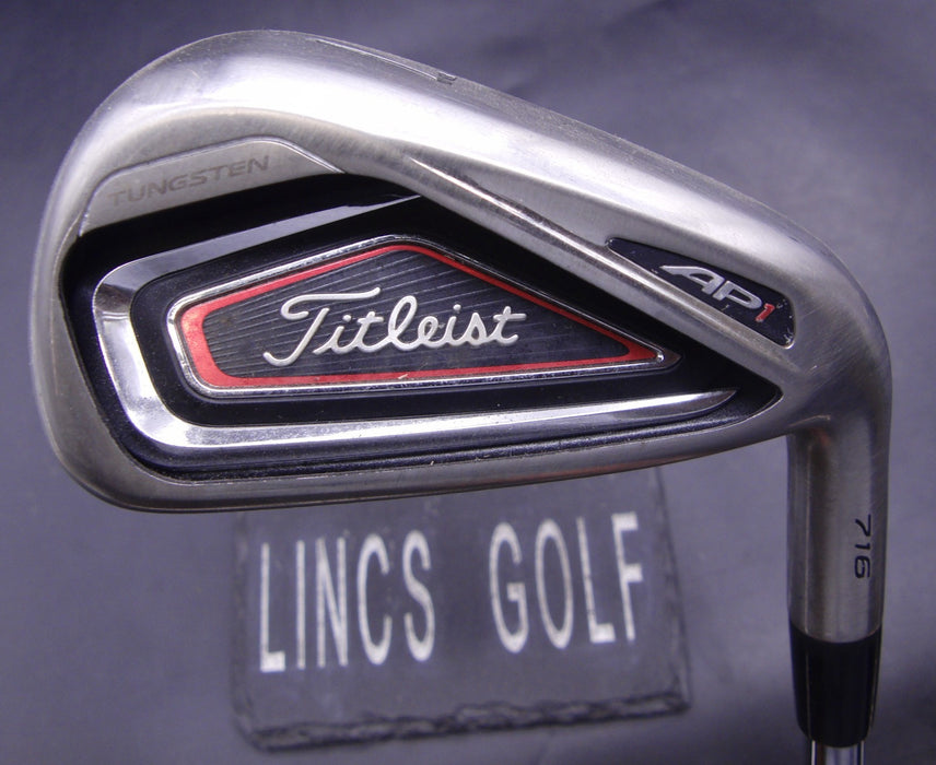 Titleist AP1 716 7 Iron Stiff Steel Shaft Golf Pride Grip