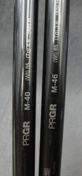 Set of 2 PRGR Duo Hit 3 & 5 Woods Regular/Extra Stiff Graphite Shafts*