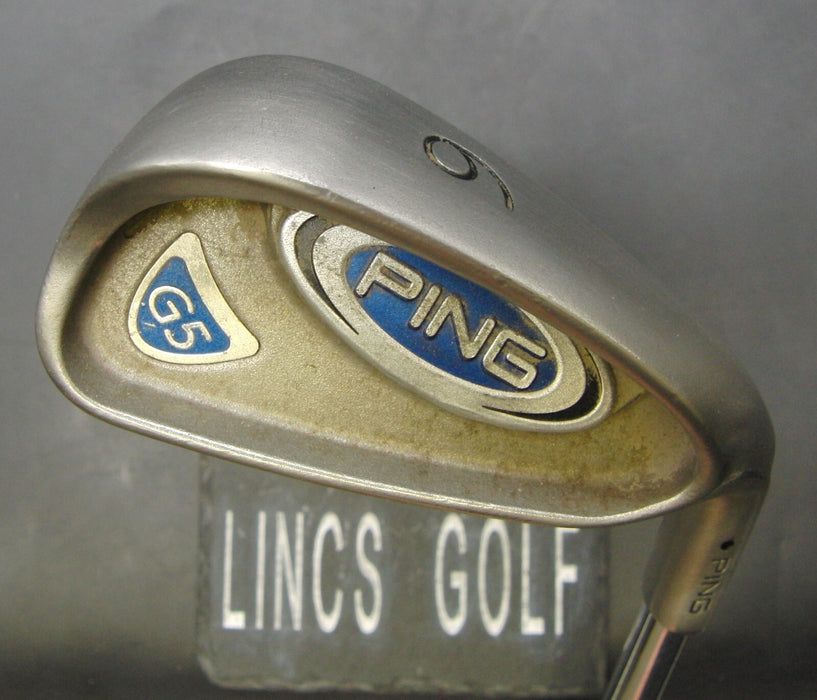 Ping G5 Black Dot 6 Iron Regular Steel Shaft Ping Grip