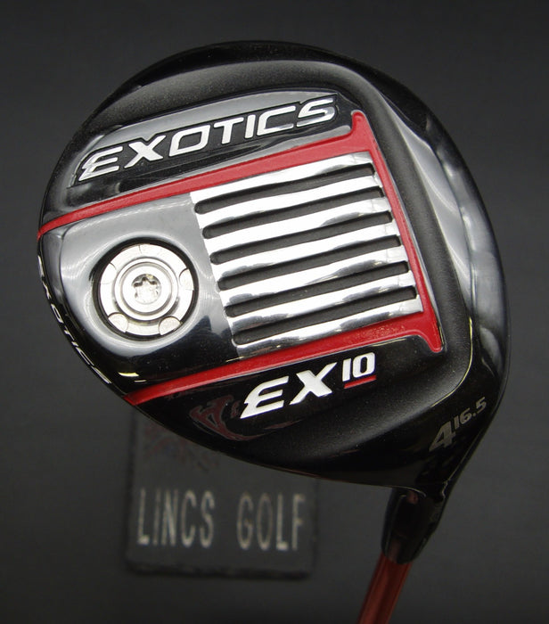 Tour Edge Exotics EX10 16.5° 4 Wood Stiff Graphite Shaft Golf Pride Grip*