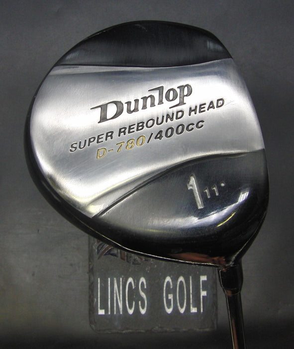 Dunlop Super Rebound Head D780 400cc 11° Driver Regular Graphite Shaft +Grip