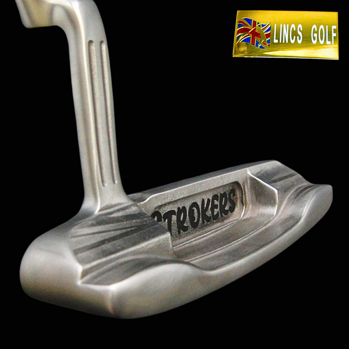 Custom Milled Great Britain Themed Strokers Putter 90cm Steel Shaft PSYKO Grip