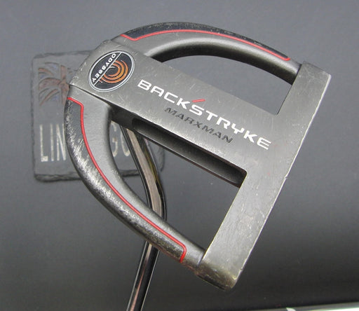 Odyssey Backstryke Marxman Putter Steel Shaft 85cm Length Psyko Grip*