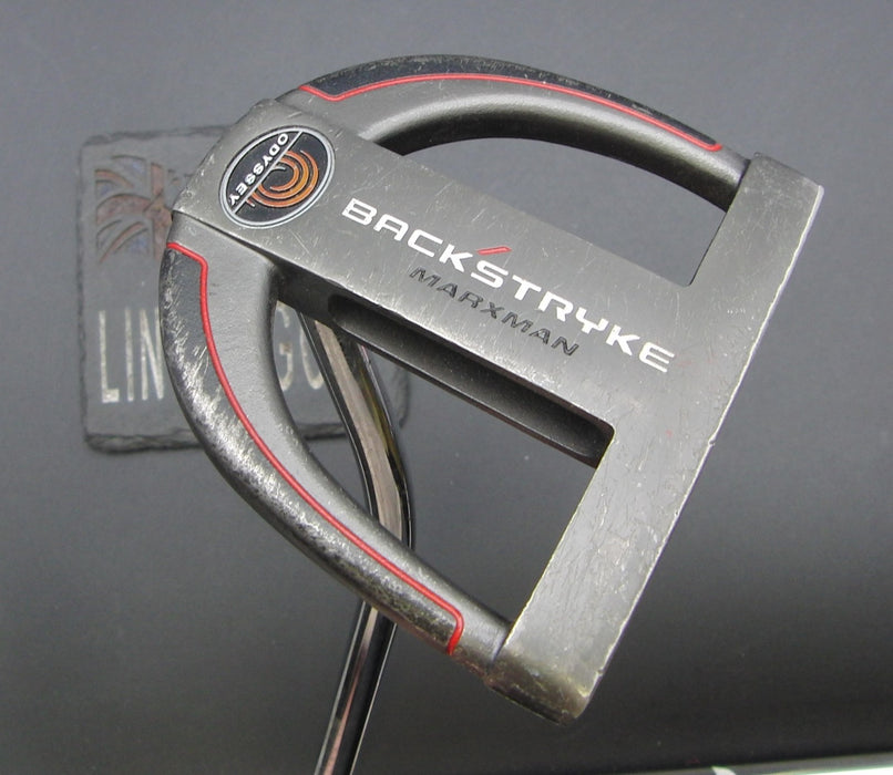 Odyssey Backstryke Marxman Putter Steel Shaft 85cm Length Psyko Grip*