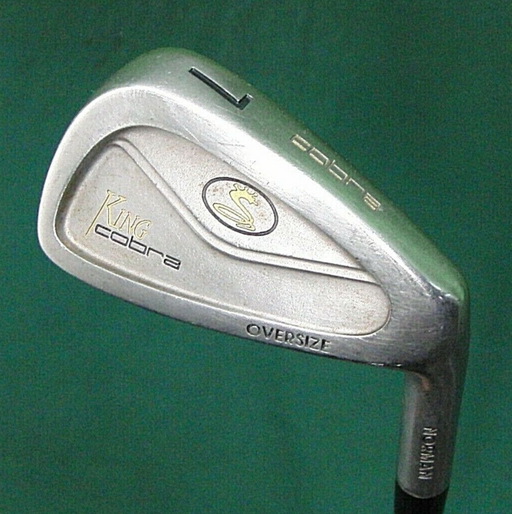 Cobra Oversize Norman 7 Iron Stiff Graphite Shaft Golf Pride Grip