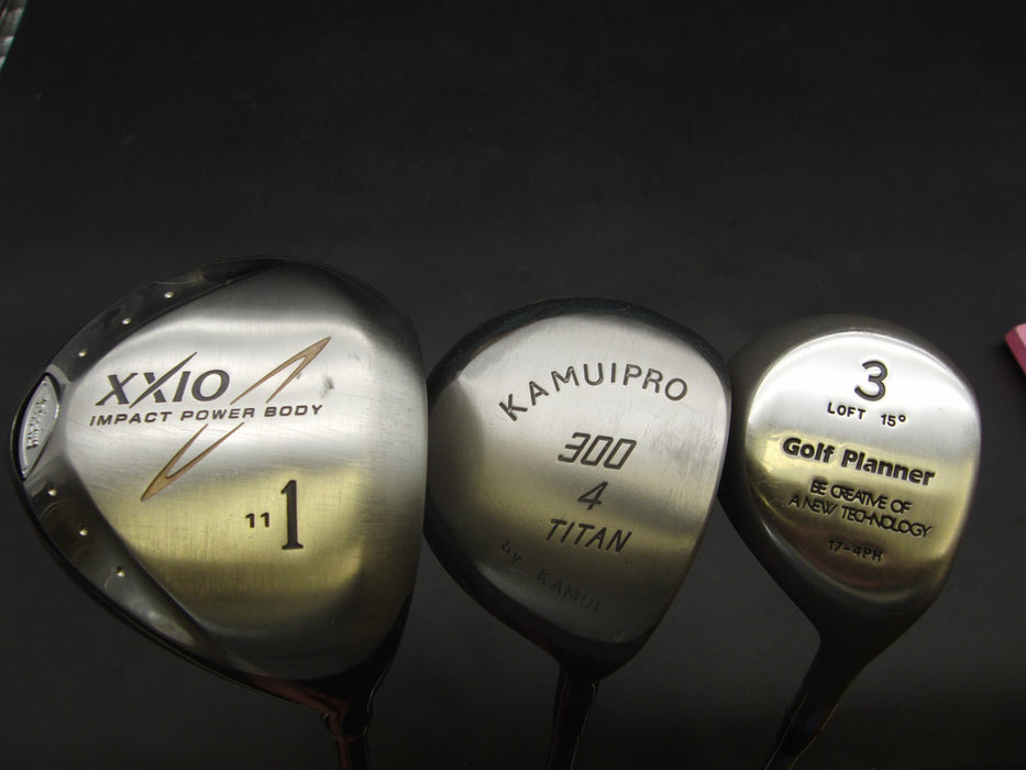 Set Of Taylor Made SupeSteel Burner+ XXIO Driver+3 Wood + 4 Wood+Putter