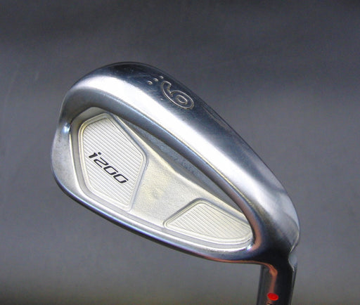 Ping i200 Red Dot 9 Iron Senior Steel Shaft Black Grip