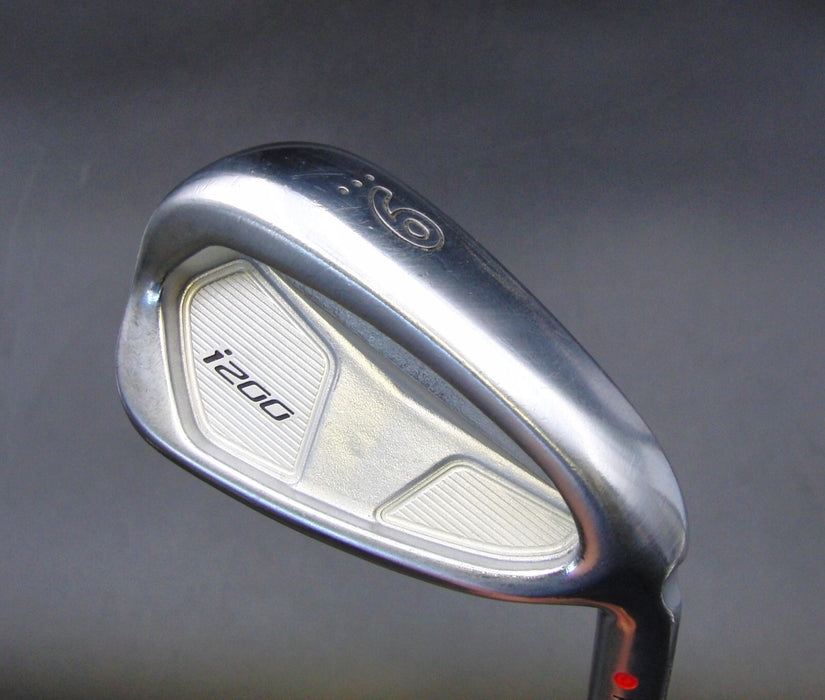 Ping i200 Red Dot 9 Iron Senior Steel Shaft Black Grip