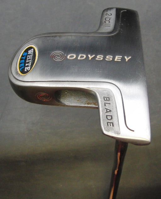 Odyssey White Steel 2-Ball Blade Putter 86.5cm Length Steel Shaft Acer Grip