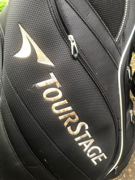 7 Division Bridgestone Tourstage Tour Trolley Cart Golf Clubs Bag