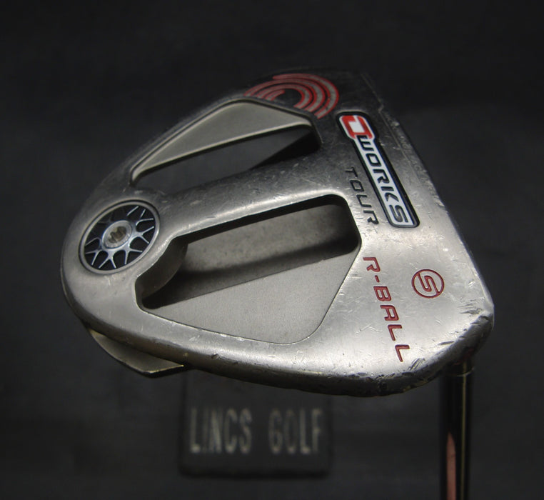 Odyssey O Works Tour R-Ball Putter Steel Shaft 86cm Length Golf Pride Grip*