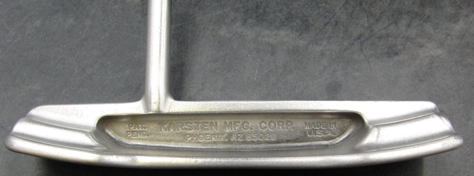 Refurbished & Paint Filled Ping Gowin 5 Putter Steel Shaft 91.5cm Blue Grip