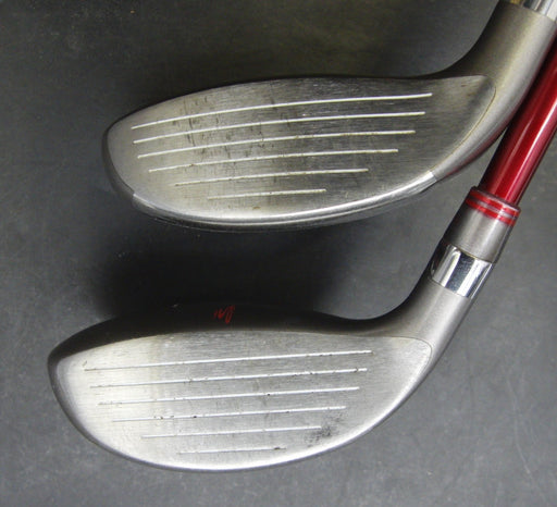 Set of 2 Cobra Baffler Red 25° 5 +28° 6 Hybrids Stiff Graphite Shafts*
