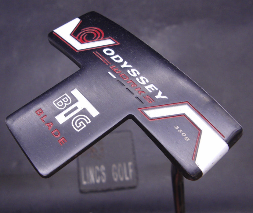 Odyssey Works Big T Blade Putter 88cm Length Steel Shaft Super Stroke Grip*