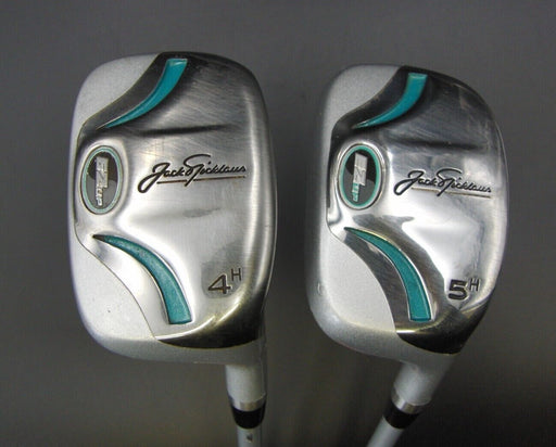 Ladies Set of 2 Jack Nicklaus EZUP 4 & 5 Hybrids Ladies Graphite Shafts