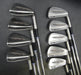 Set of 9x George Nicoll Concorde Irons 3-11 Regular Steel Shafts GolfPride Grips