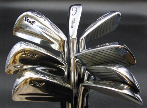 Set of 8 x Wilson Staff Irons 3-PW Regular Steel Shafts Wilson Staff Grips
