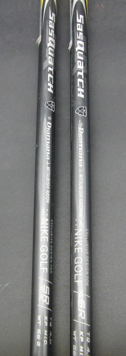 Set of 2 Nike SQ 15° 3 Wood + 19° 5 Wood Regular Graphite Shafts Nike Grips