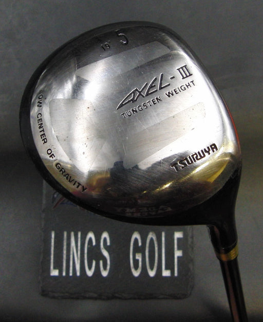 Japanese TSURUYA AXEL III 19° 5 Wood Regular Graphite Shaft Golf Pride Grip