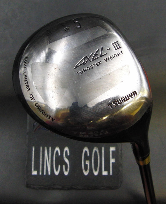 Japanese TSURUYA AXEL III 19° 5 Wood Regular Graphite Shaft Golf Pride Grip