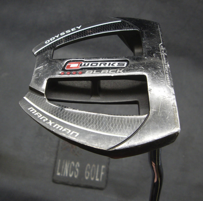 Odyssey Marxman O Works Black Putter Steel Shaft 86cm Length Psyko Grip*