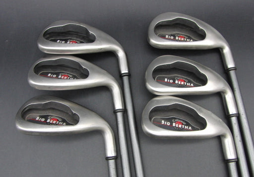 Set of 6x Callaway Big Bertha 2004 5-10 Irons Regular Graphite Shafts