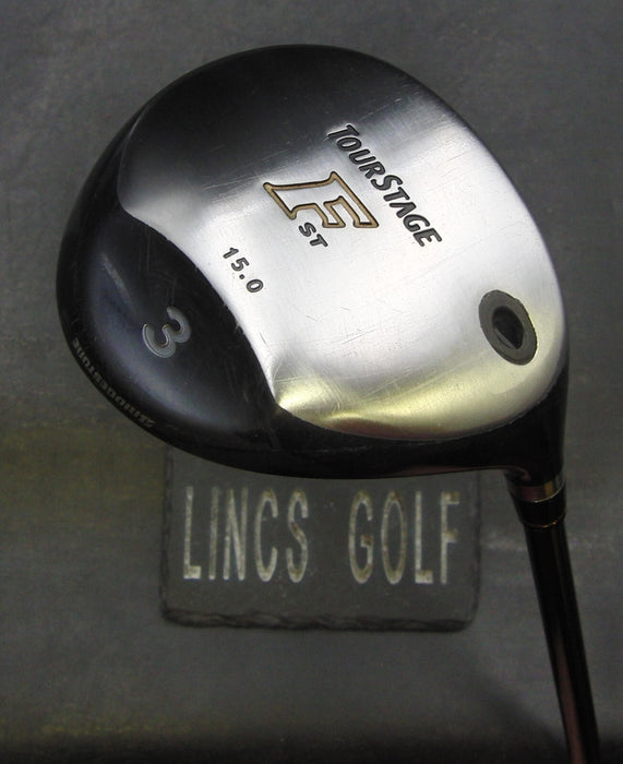 Bridgestone Tourstage FST 15° 3 Wood Regular Graphite Shaft Golf Pride Grip