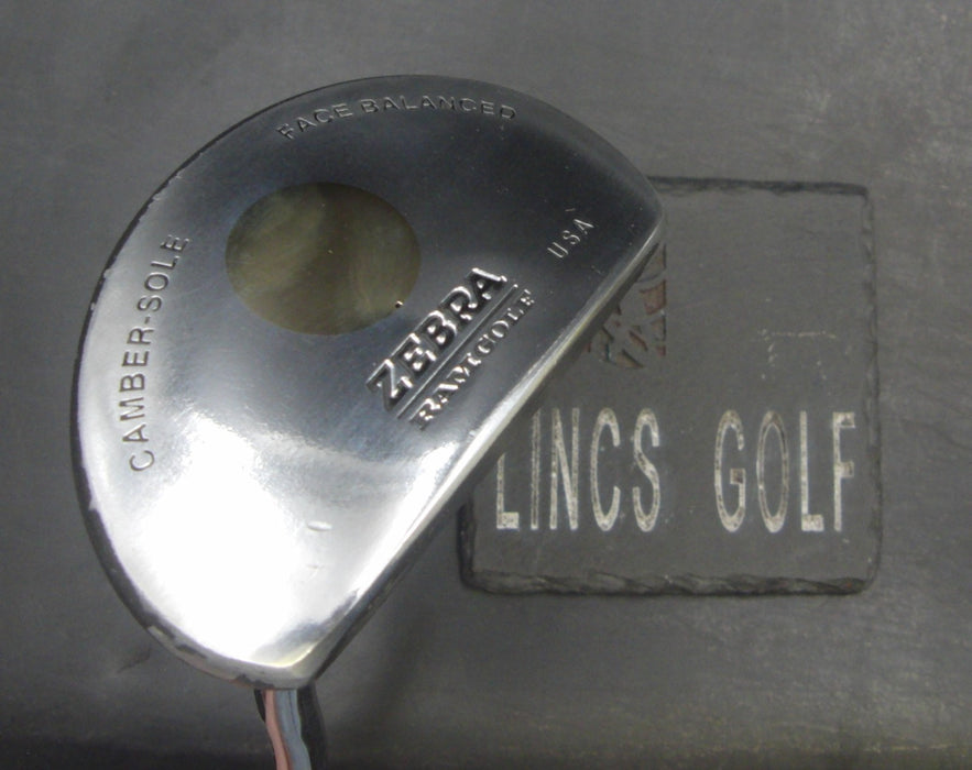 Zebra Chamber Sole Putter Steel Shaft 86cm Length Zebra Grip