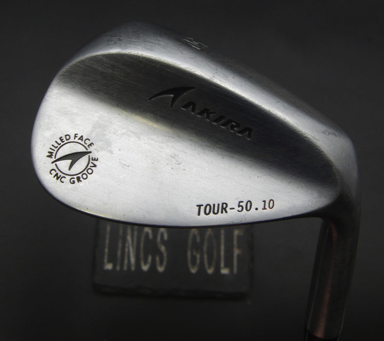 Akira CNC Groove 50° Gap Wedge Regular Steel Shaft Golf Pride Grip