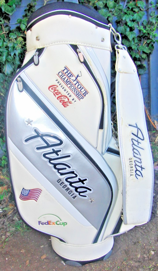 7 Division Atlanta PGA Tour Coca Cola Golf Cart Carry Trolley Golf Clubs Bag*