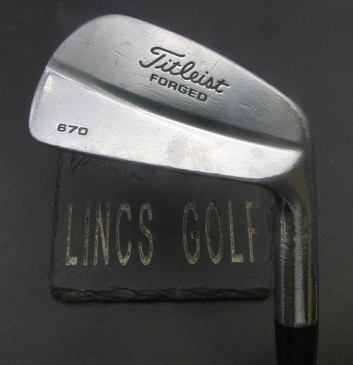 Titleist 670 Forged 6 Iron Regular Steel Shaft Lamkin Grip