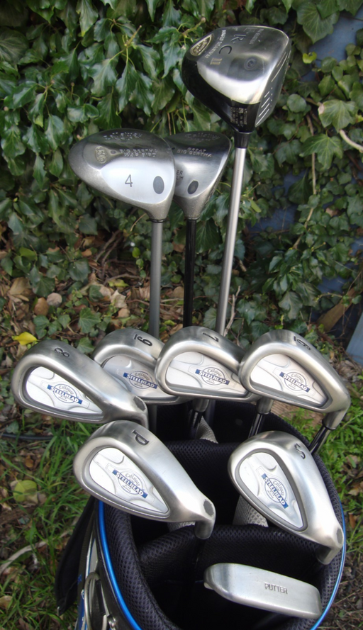 Set of Callaway Steelhead X14 6-SW+Callaway E.R.C Driver+4 Wood+ 7 Wood +Putter*