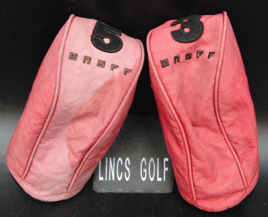 Set of 2 Daiwa ONOFF Balance 3 & 5 Wood Head Covers