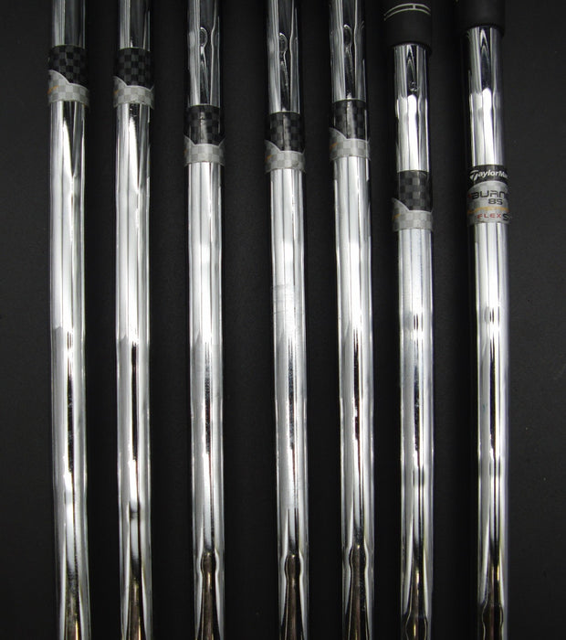 Set of 7x TaylorMade Burner Plus Irons 4-PW Stiff Steel Shafts TaylorMade Grips*