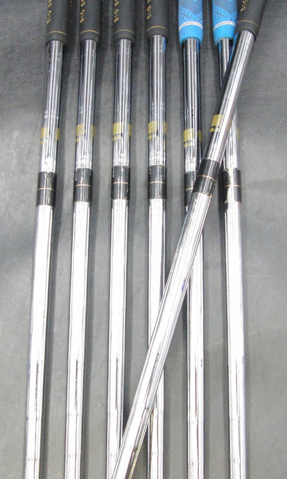 Set of 7 x Callaway Great Big Bertha Irons 5-SW Stiff Steel Shafts Mixed Grips*