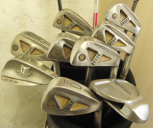 Set of Wilson Envoy 3-PW Irons + Try Fit Driver + 3 + 5 Wood + Tour Model Putter