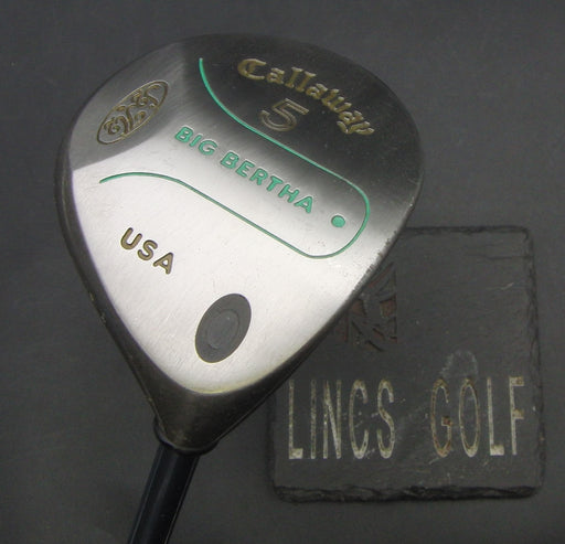 Ladies Callaway Big Bertha 5 Wood Ladies Graphite Shaft Black Grip